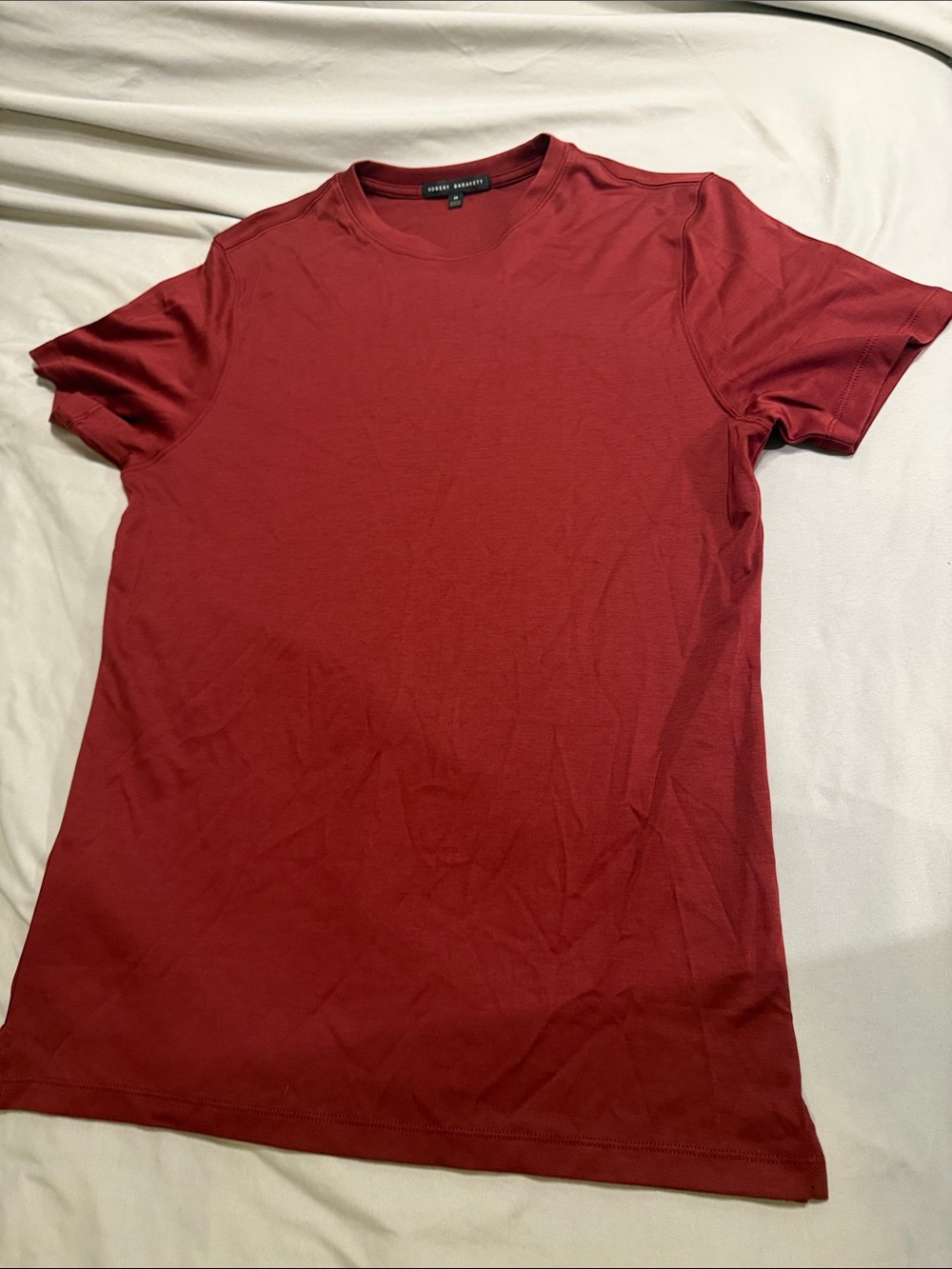 Robert Barakett Men’s Red Short Sleeve Crewneck Tee